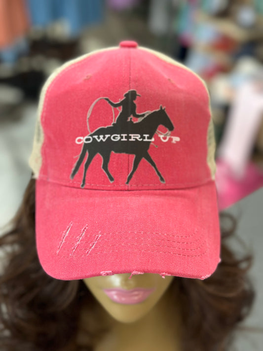 Cowgirl Up (B/W)