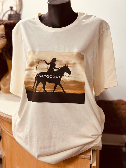 Cowgirl Up Tee (Color)